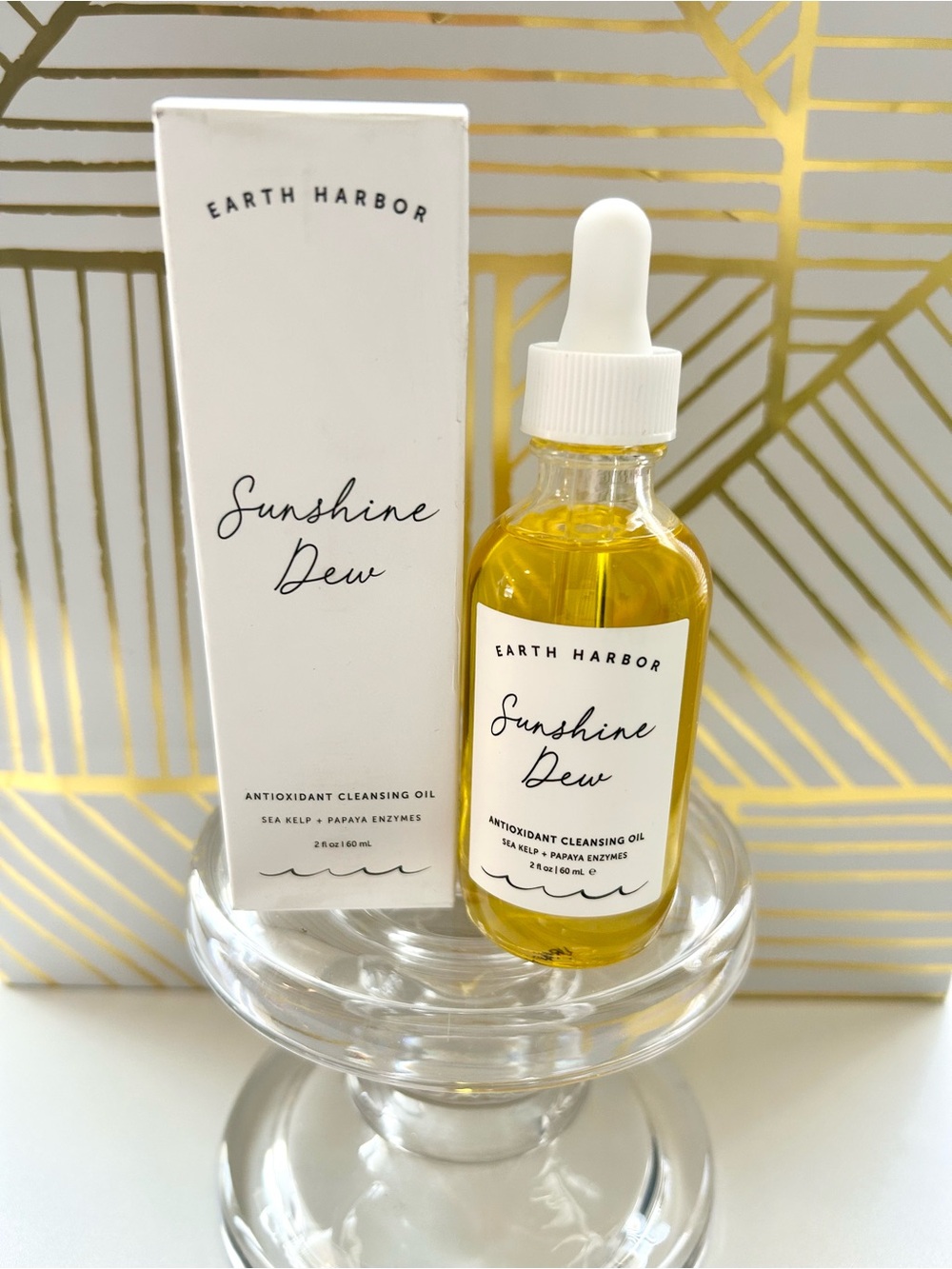 ✨ Earth Harbor Sunshine Dew Antioxidant Cleansing Oil 2 oz New In Box ✨